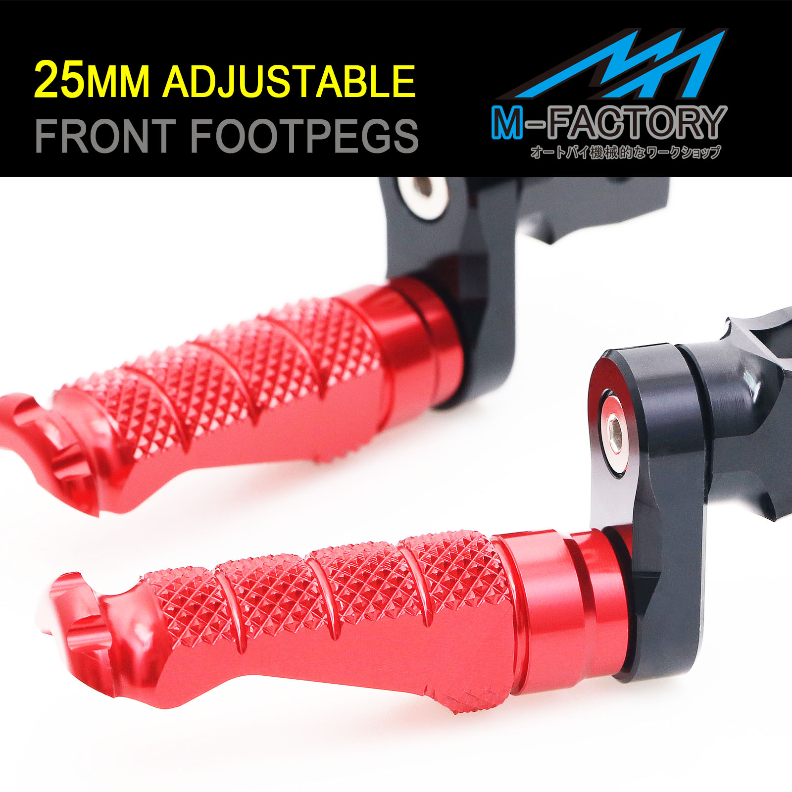 25mm Adjustable Rider Foot Pegs R-FIGHT For Ducati Carbon / Diavel 11-17 - Picture 15 of 16