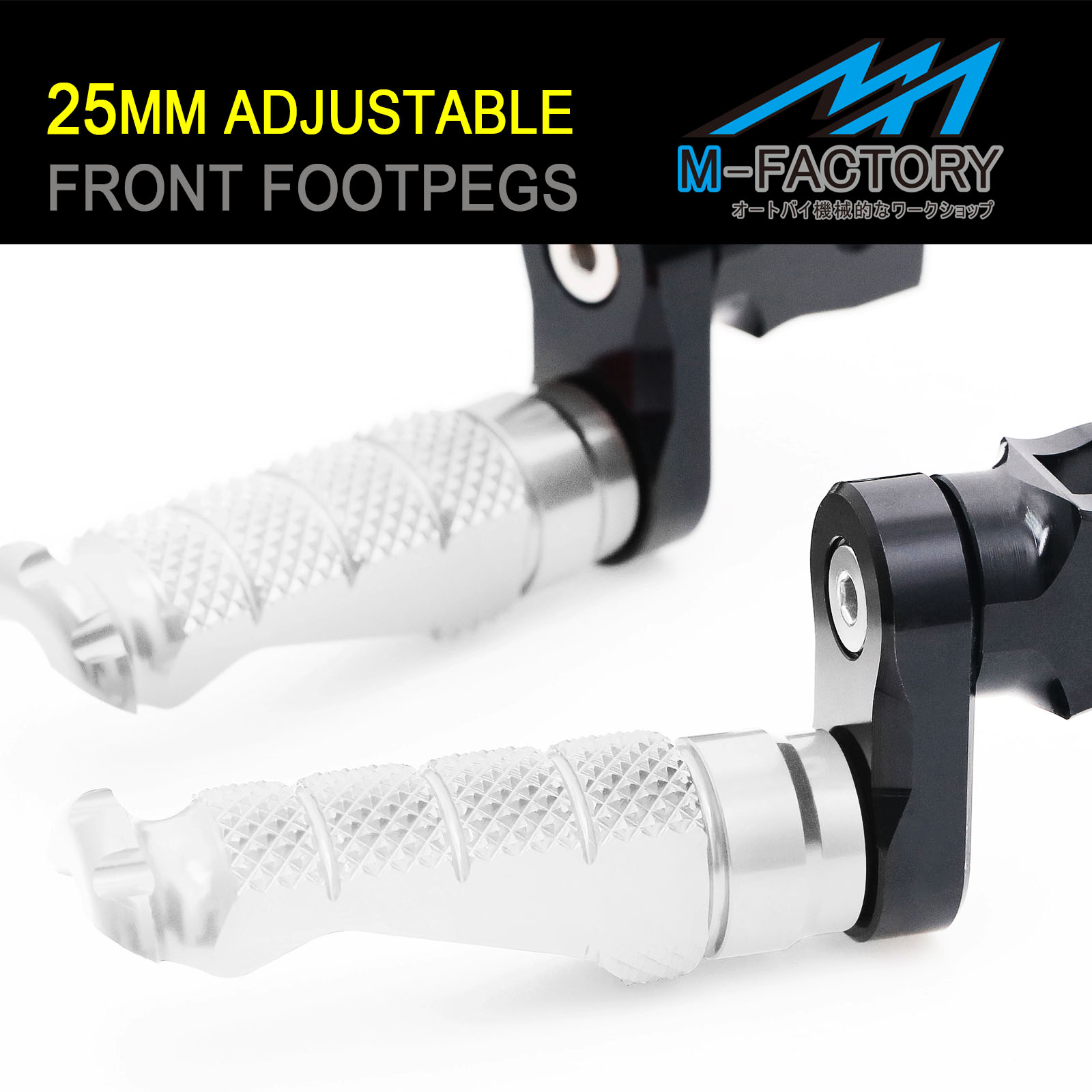 25mm Adjustable Rider Foot Pegs R-FIGHT For Ducati Carbon / Diavel 11-17 - Picture 16 of 16